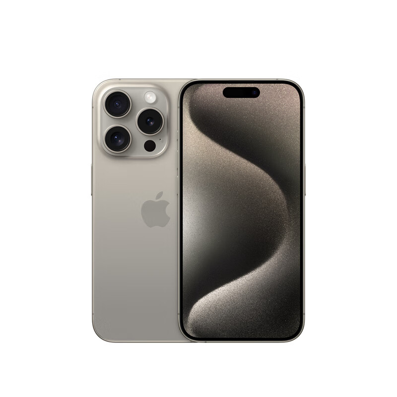 Apple 苹果 iPhone 15 Pro (A3104) 支持移动联通电信 5G 双卡双待手机 原色钛金属 12