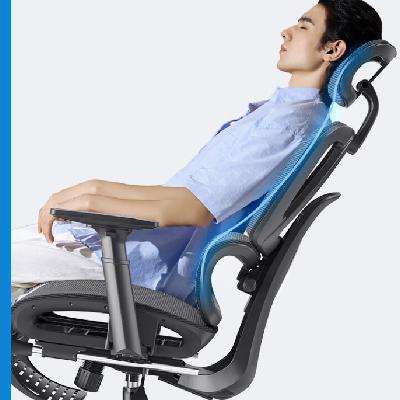 plus会员、需首单：UE 永艺 ACT100撑腰椅 人体工学电脑椅 全网透气椅带脚踏 