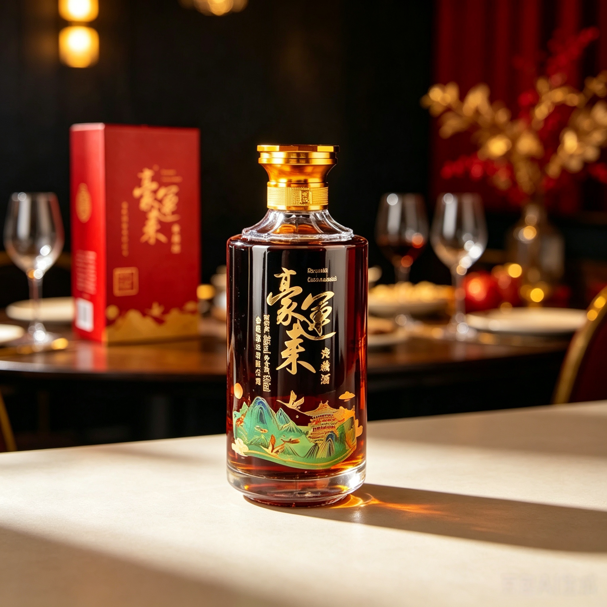 德意 豪运来黄精酒38度500ml送礼袋节日送礼庆祝零糖零添加*2瓶 48.8元 - 清风线报