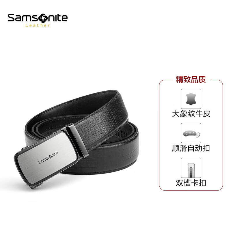 Samsonite 新秀丽 男士休闲商务皮带 NQ1*09029 120cm 150元（需用券）