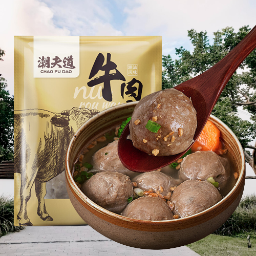 潮夫道 牛肉丸 250g 14.19元（需用券）