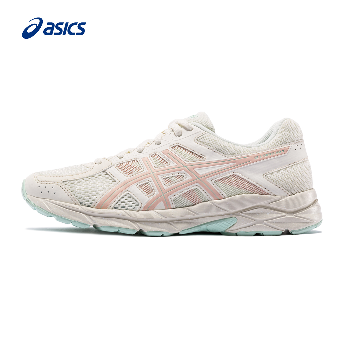 ASICS 亚瑟士 女跑步运动鞋GEL-CONTEND 4 缓冲跑慢跑鞋 341.42元