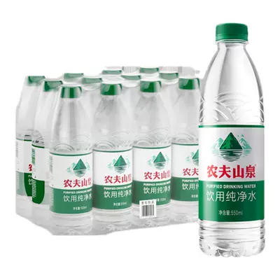 NONGFU SPRING 农夫山泉 饮用纯净水550ml*12瓶 19.9元