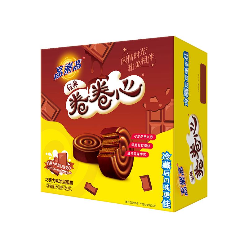 高乐高 巧克力味卷卷心600g*1盒 22.90元