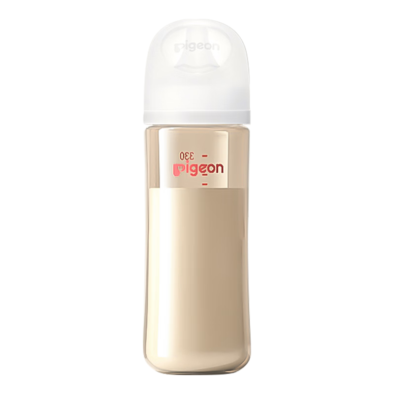 贝亲 宽口径 婴儿奶瓶 L奶嘴 6-9个月 330ml 76.2元（需用券）