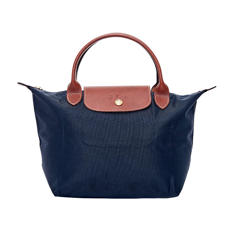 LONGCHAMP 珑骧 女士海军蓝色小号织物手提饺子包L1621 089 P68 880元