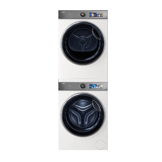移动端、国家补贴、京东百亿补贴:海尔 Haier XQG100-BD14386WTLU1+HGY100-F386WU1 洗烘套装 10Kg 5893.93元