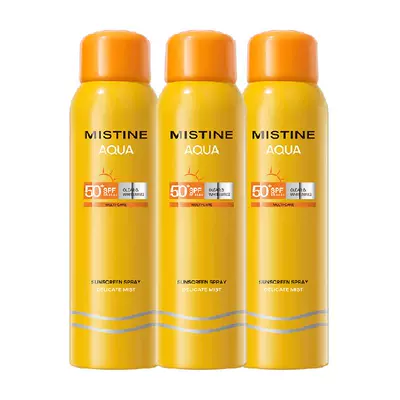88VIP:Mistine 蜜丝婷 户外防晒喷雾 100ml*3瓶 59.54元包邮+1554淘金币(需领券)
