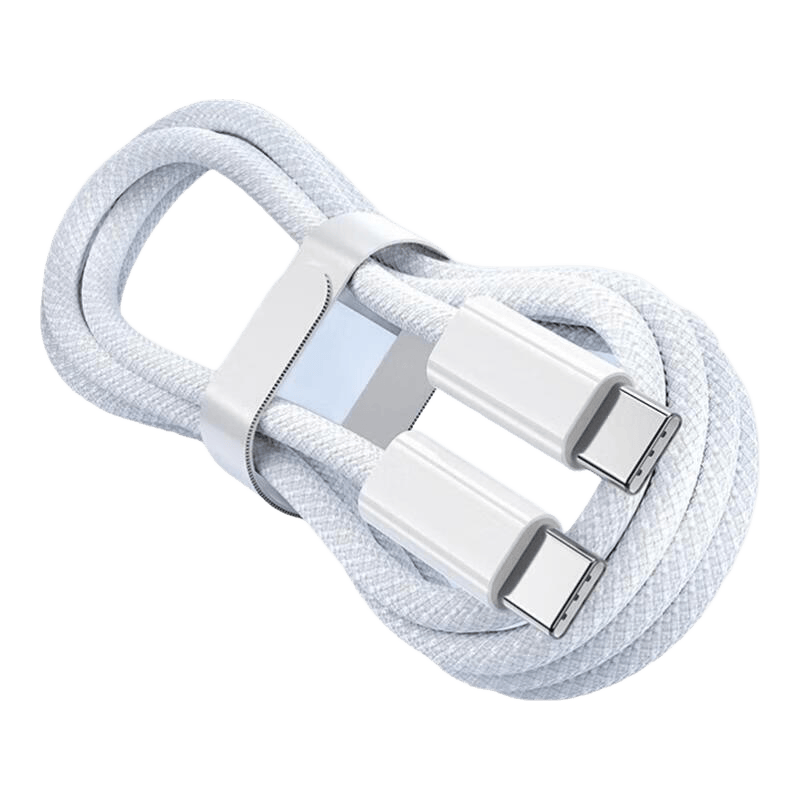 POSKELRTY 苹果15/16/17 Type-C双头PD60W快充线 灰色 1.5m 6.9元/件（共13.8元）