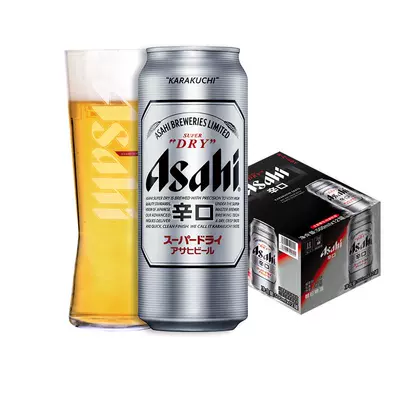 需首购：Asahi 朝日 超爽啤酒 500mL*12罐 57元包邮