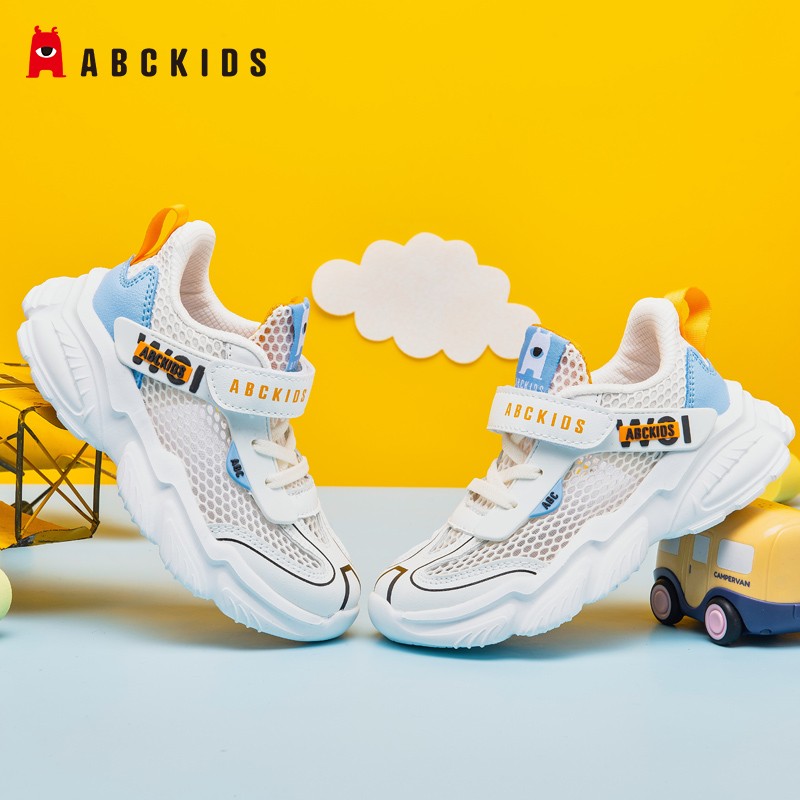 ABCKIDS ABC KIDS 春季儿童运动鞋网鞋 米白 36 69.9元（需用券）