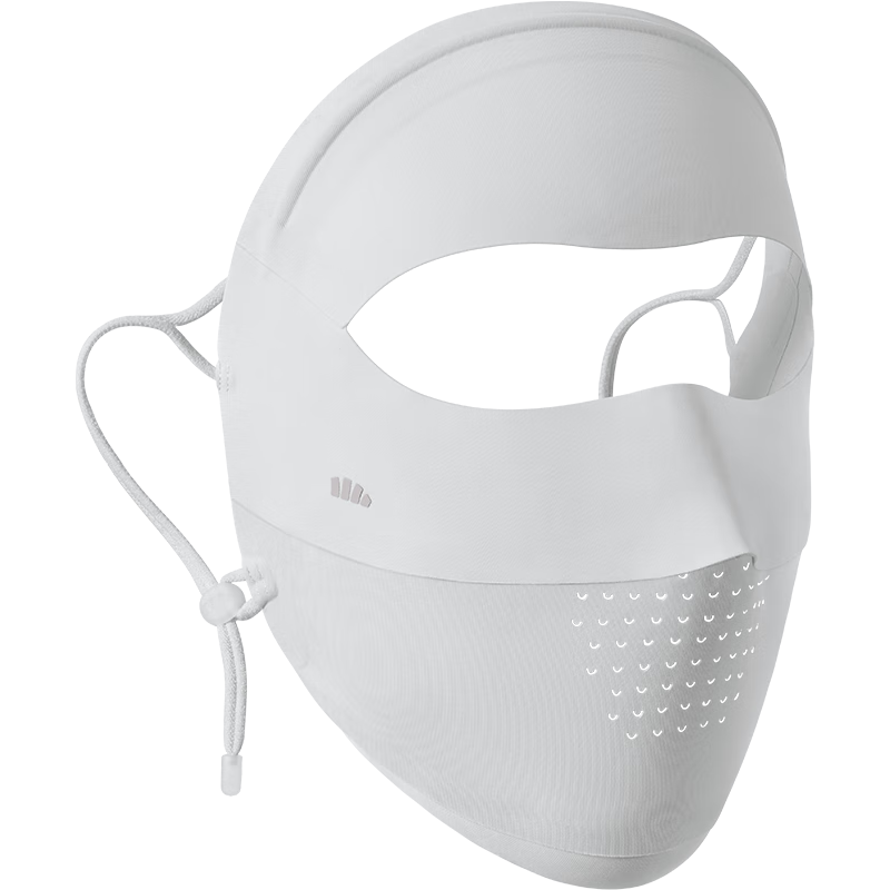 蕉下 脸基尼女全脸防晒面罩防晒口罩蓝烟灰 56元