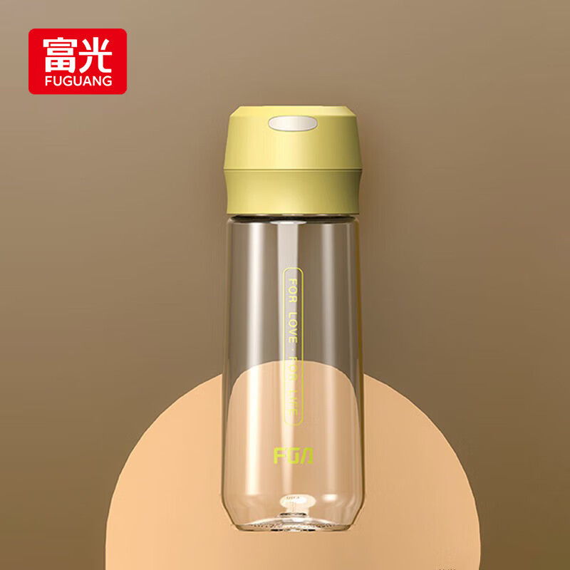 富光 优格系列 FAS7101-600 塑料杯 600ml 黄色 19.9元