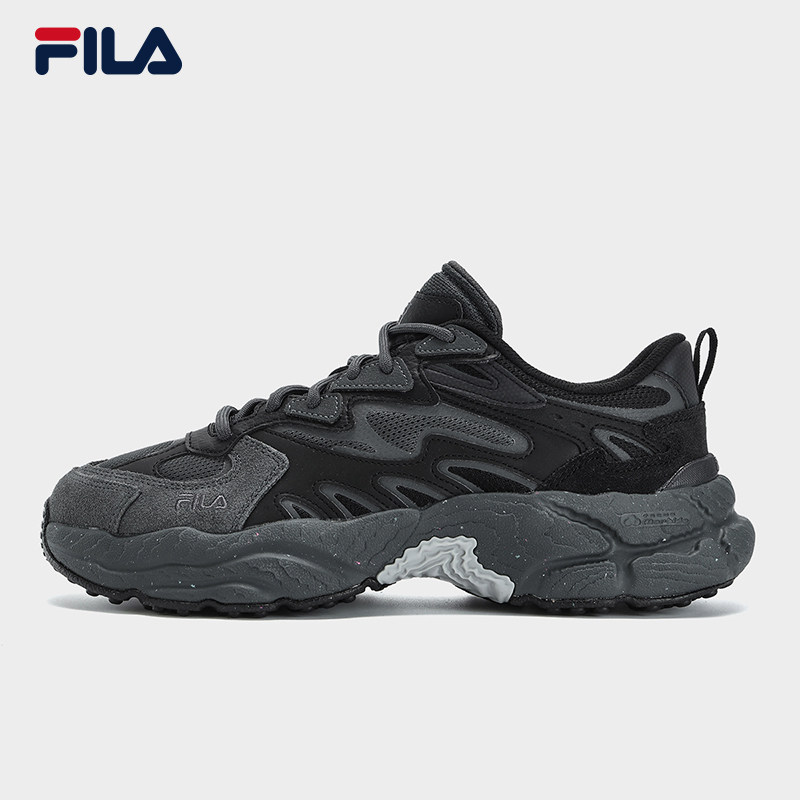 FILA 张艺兴同款FILA 斐乐蕨草鞋FERN男鞋2023秋新款老爹鞋反光休闲鞋 499元（需
