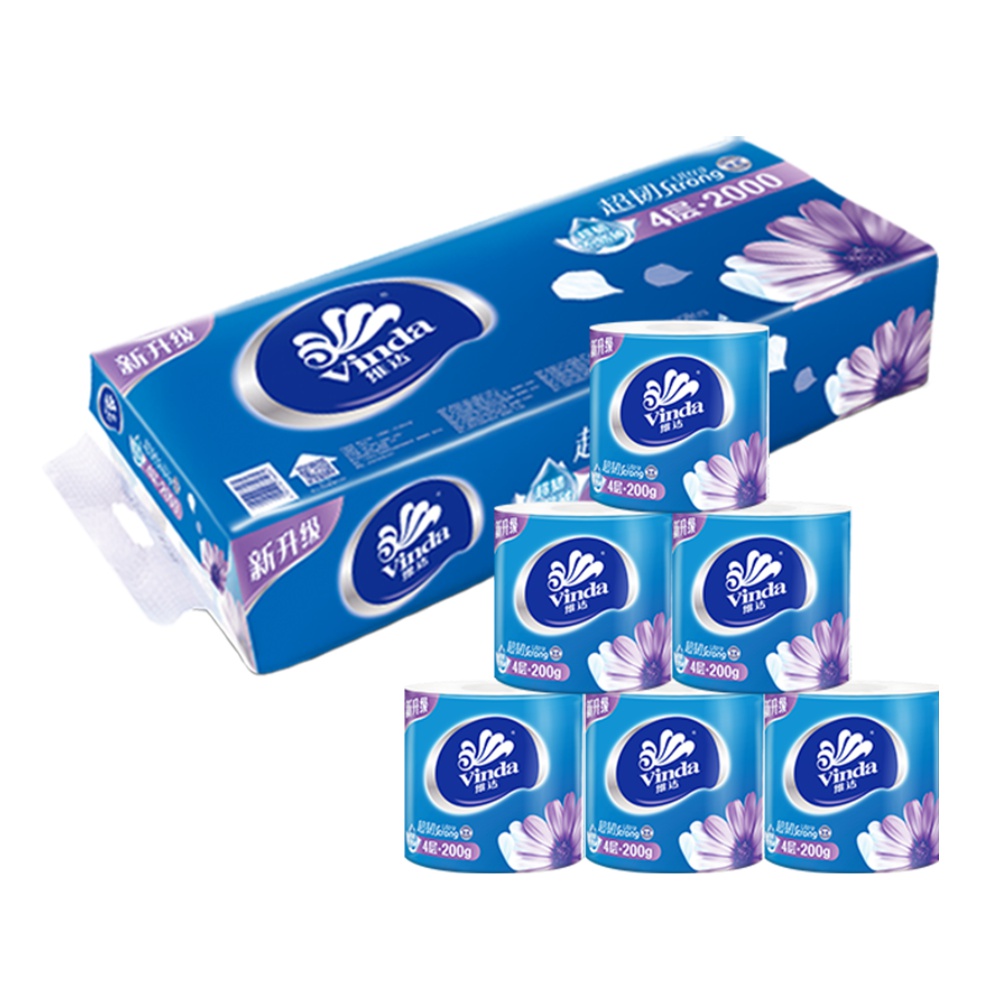 维达 超韧系列 卷纸 4层200g10卷 19.27元