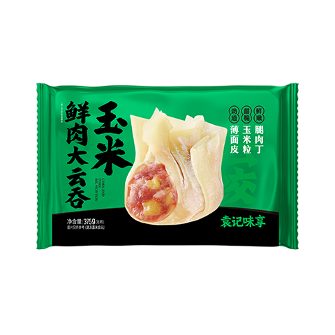 袁记味享 袁记云饺 玉米鲜肉大云吞375g 13.09元（需买4件，需用券）