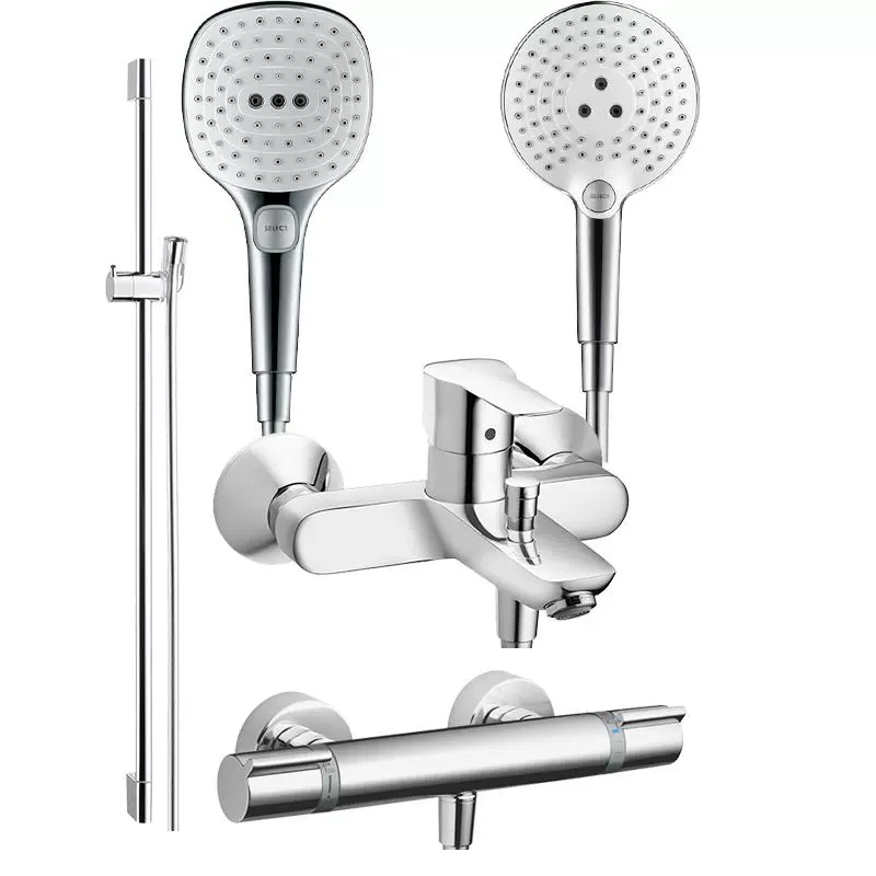 hansgrohe 汉斯格雅 飞雨120手持方形花洒 +浴缸龙头 ￥1499