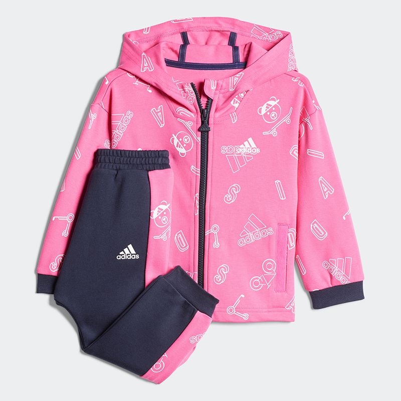 adidas 阿迪达斯 儿童连帽防风训练套装 H38370 ￥119