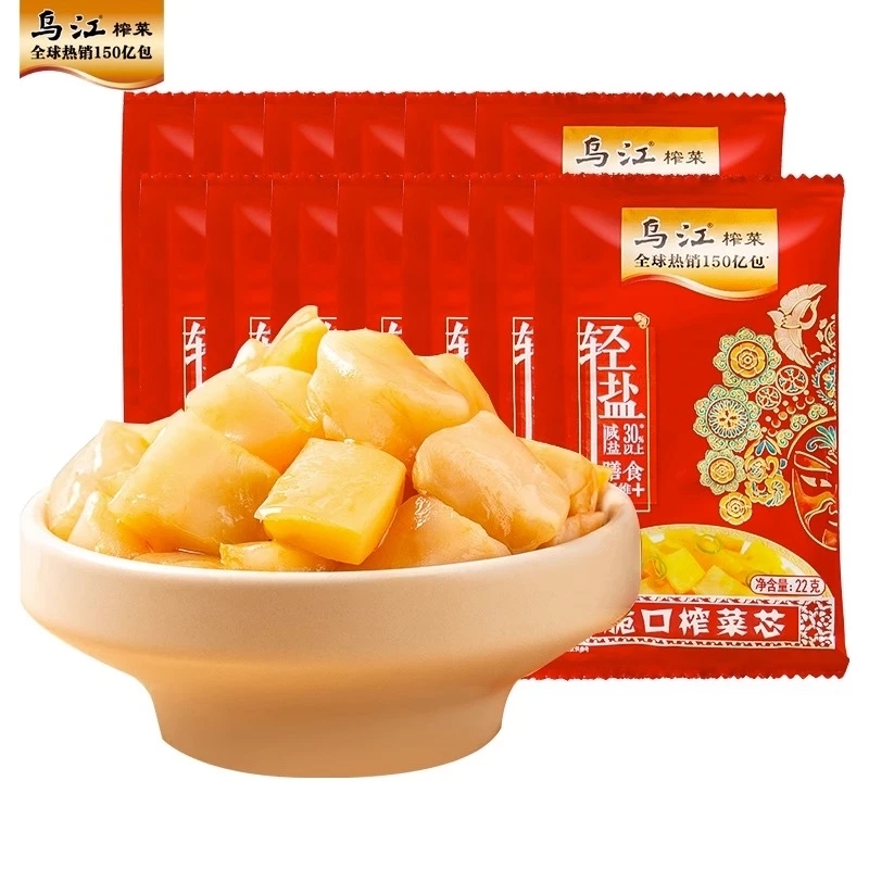 乌江 脆口榨菜芯 22g*24袋 12.9元（需用券）