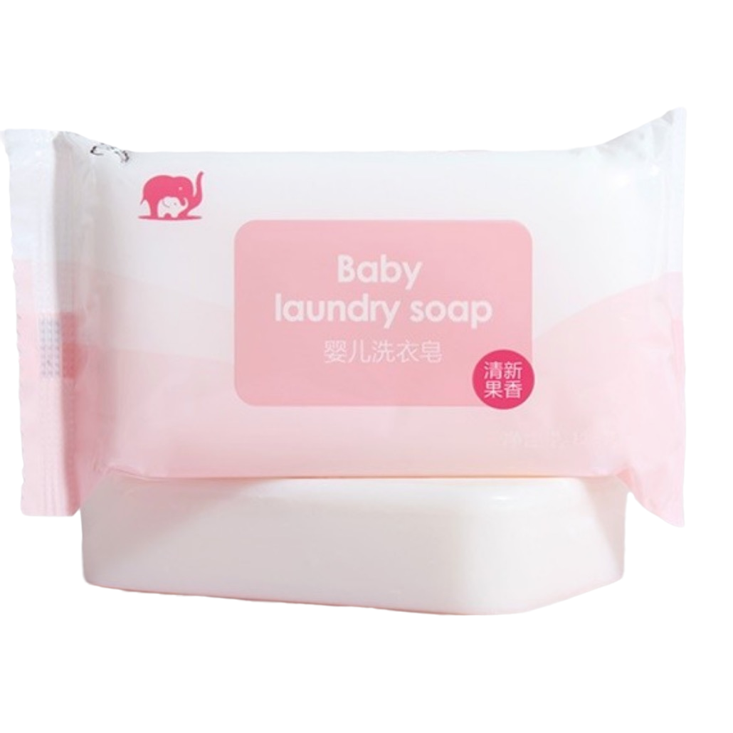 红色小象 婴儿洗衣皂0-12个月 宝宝儿童洗衣专用肥皂 婴儿洗衣皂120g*6 39元
