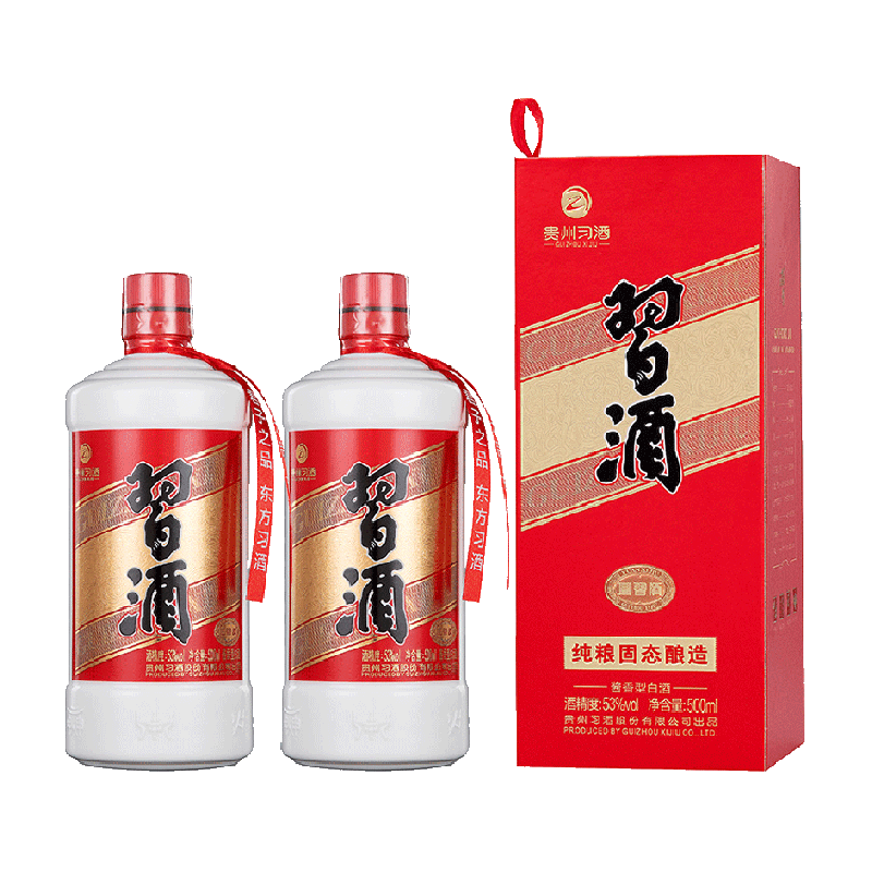 习酒 圆习酒 53%vol 酱香型 500ml*2瓶 ￥176.22