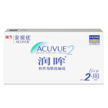 ACUVUE 安视优 强生 安视优 润眸 双周抛软性亲水接触镜 6片 29.17元