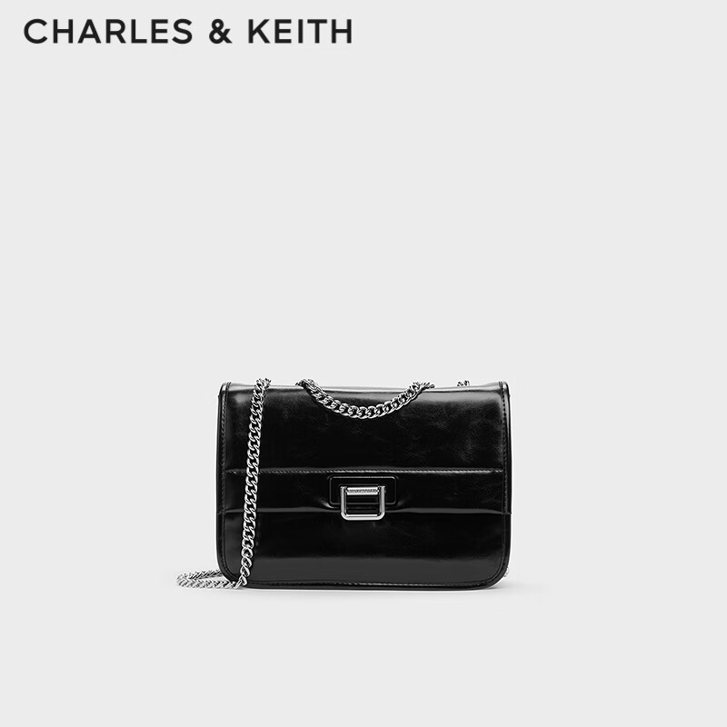 CHARLES & KEITH CHARLES&KEITH纯色链条单肩腋下包生日礼物新年礼物CK2-80271358 373元