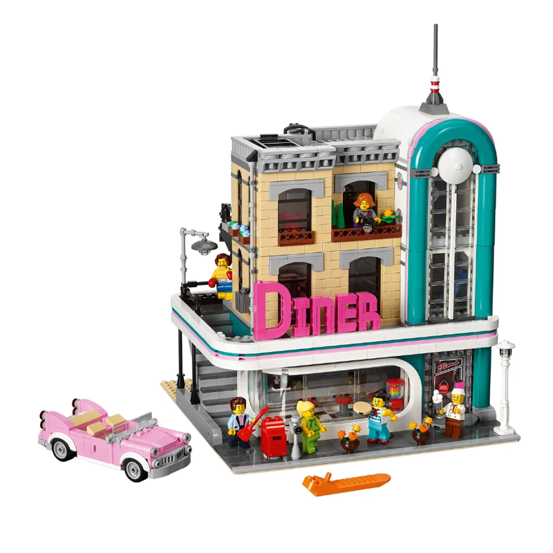 LEGO 乐高 10260 创意街景美式怀旧餐厅益智拼装积木玩具礼物 1855.3元