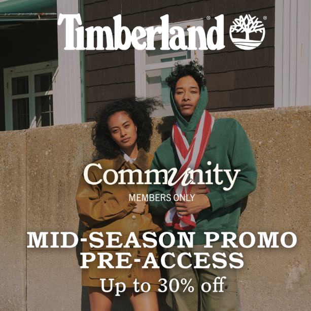 Timberland UK：添柏岚季中大促！会员提前享 低至7折