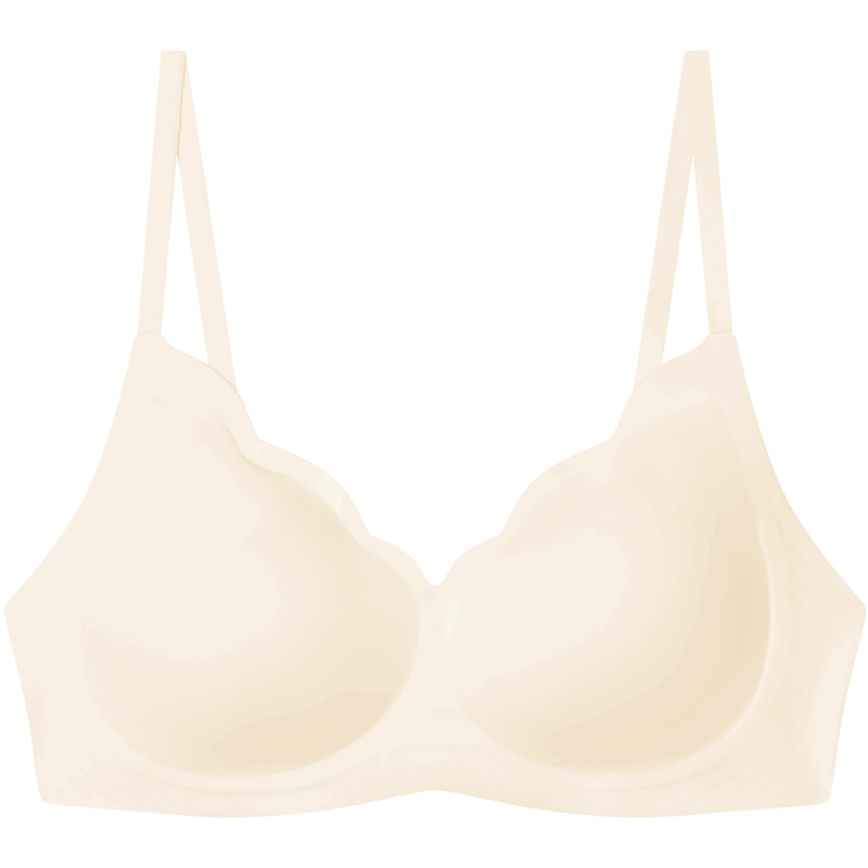 Ubras 虞书欣同款小花瓣杯软支撑性感内衣女聚拢文胸无钢圈胸罩 61.5元（需