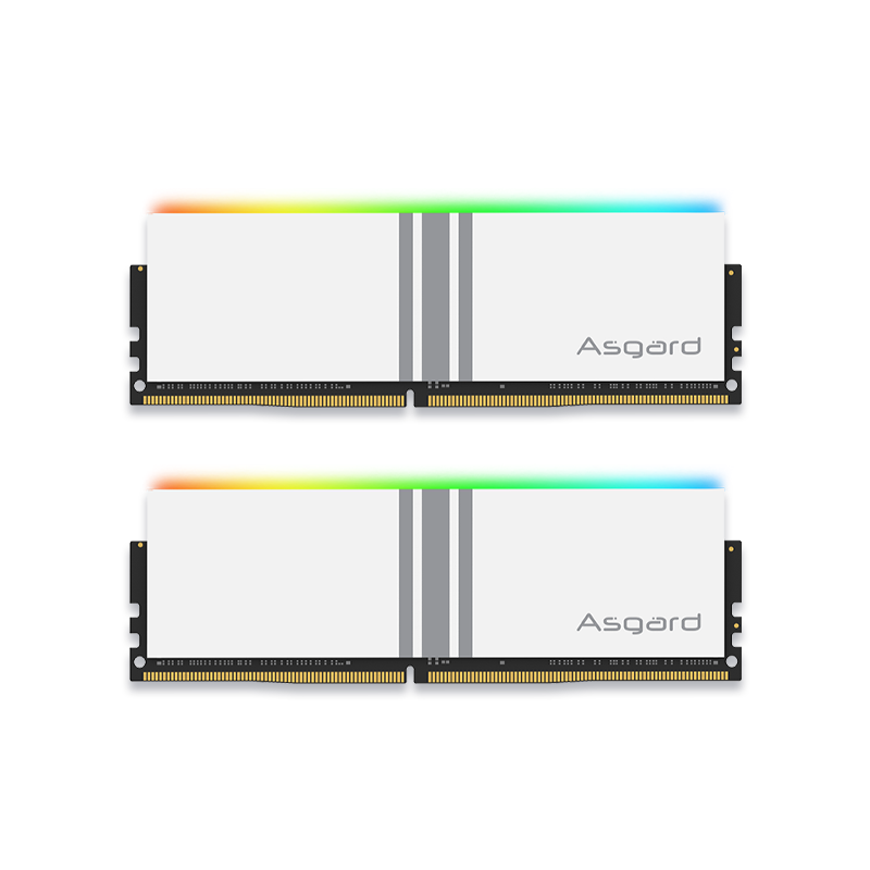 PLUS：Asgard 阿斯加特 32GB 16Gx2 套装 DDR4 3600 台式机内存条 RGB灯条 406.91元