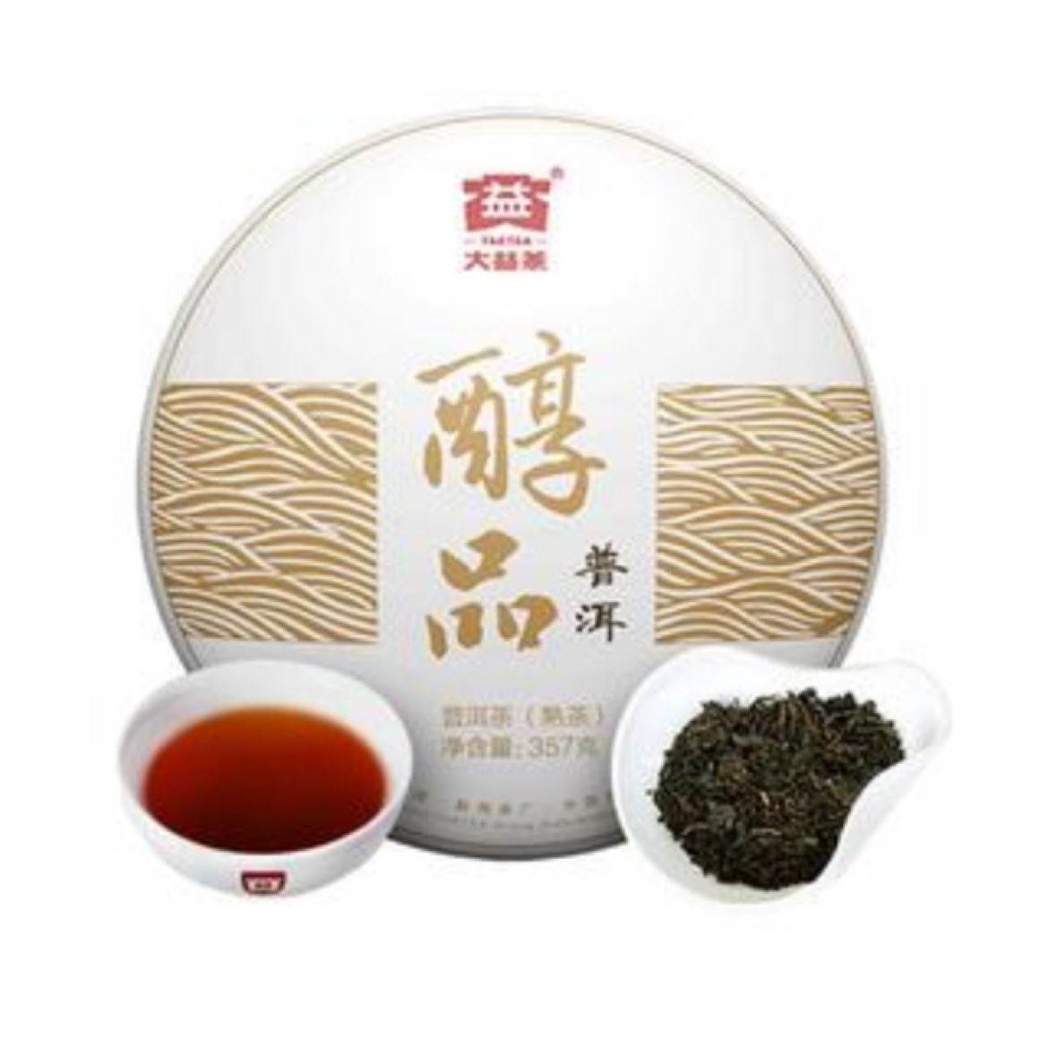 大益 镇店之宝醇品普洱熟茶 357g 70.12元