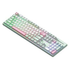 PLUS会员、需首购：风陵渡 机械键盘 F102青柠蜜桃-彩光-无线 58.8元包邮（双