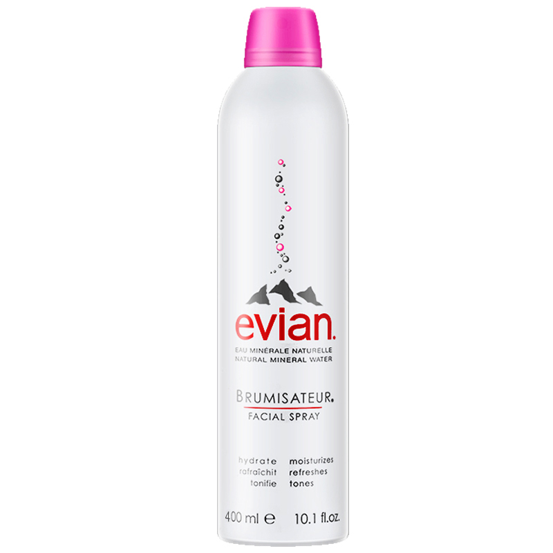 evian 天然矿泉水喷雾 400ml 26元