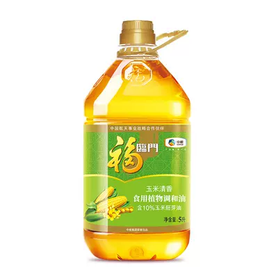 88vip：福临门 玉米清香食用调和油 5L/桶 35.94元