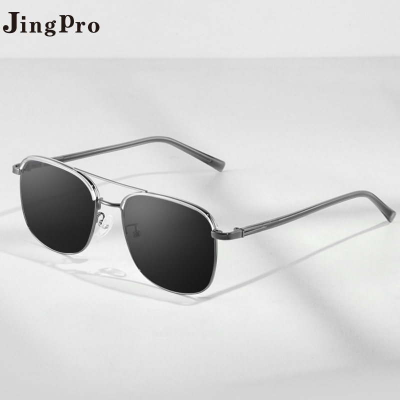 JingPro 镜邦 1.60近视/偏光太阳镜（含散光）+超酷双梁飞行员镜框多款可选 99