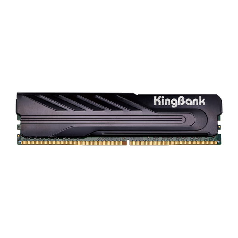 20点：KINGBANK 金百达 黑爵系列 DDR4 3200MHz 台式机内存 马甲条 黑色 16GB 152.1元