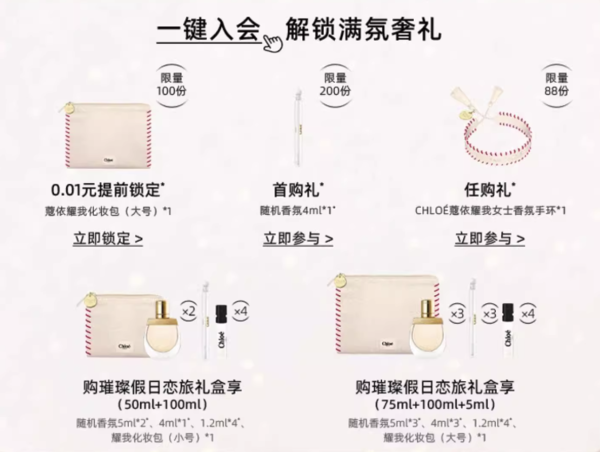 Chloé 蔻依 璀璨假日恋旅礼盒（恋旅香氛50ml+恋旅身体乳100ml）