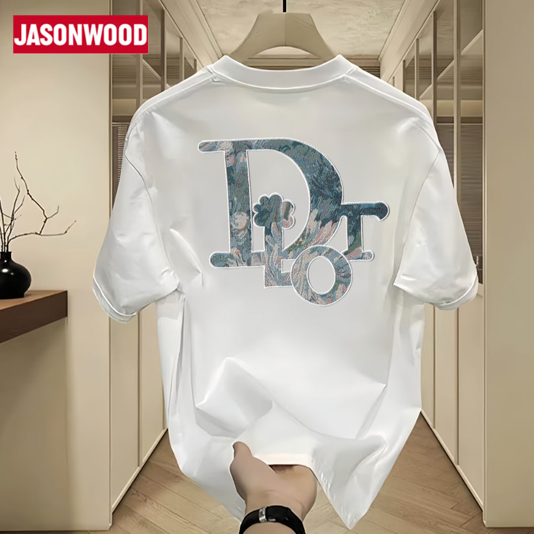百亿补贴：JASONWOOD 坚持我的 美式痞帅纯棉短袖T恤男女款夏季潮牌街头宽松