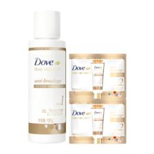 天猫U先：Dove 多芬 白金氨基酸洗发水100g+双管护发素16g*2 9.9元