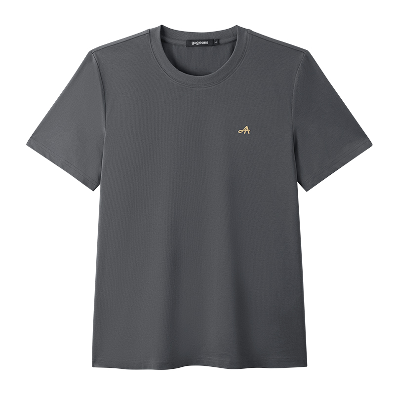 gxgjeans 美式字母绣花短袖T恤 6色可选 44.98元(需用券)