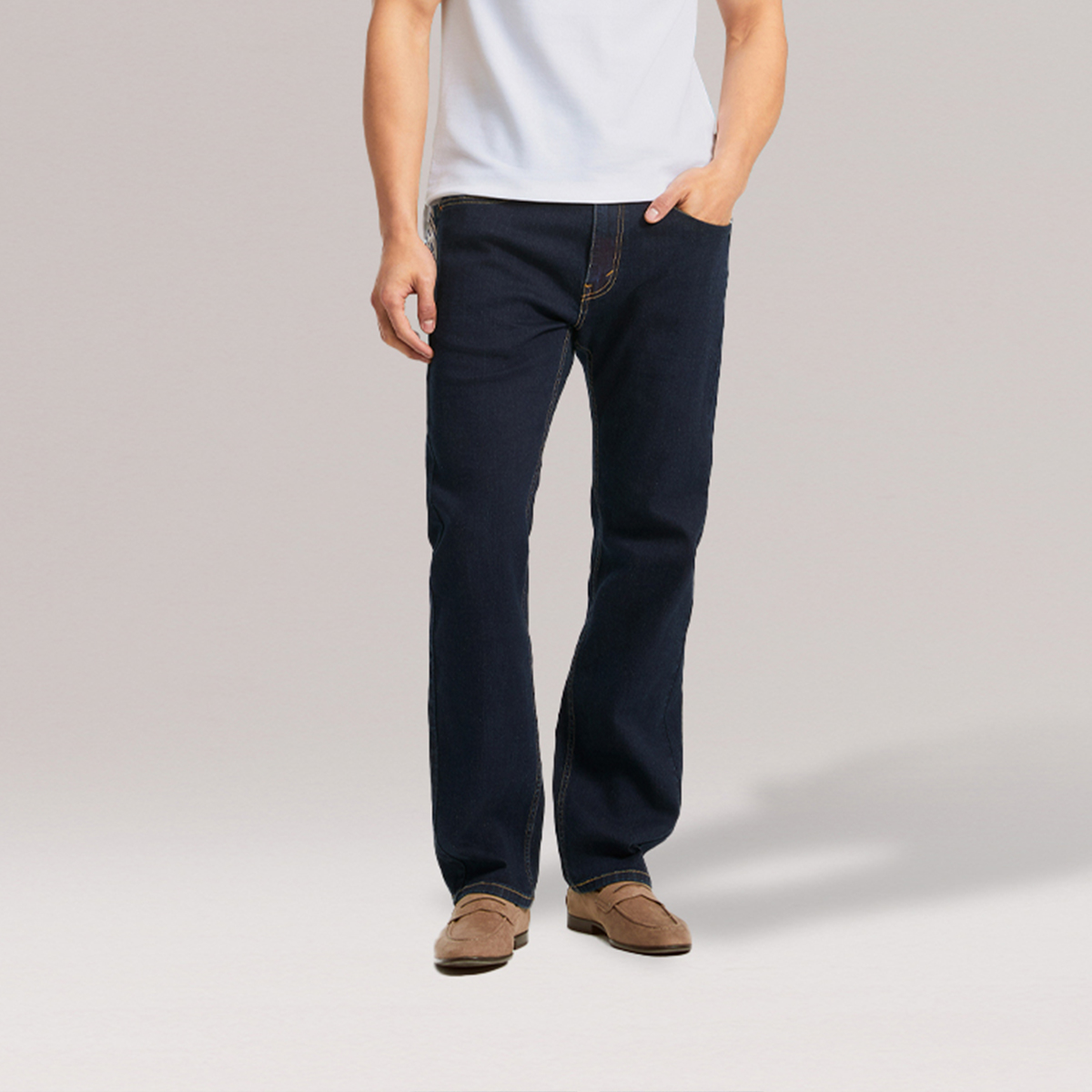 Levi's 25年春季男士美式怀旧复古505标准直筒牛仔长裤 369元