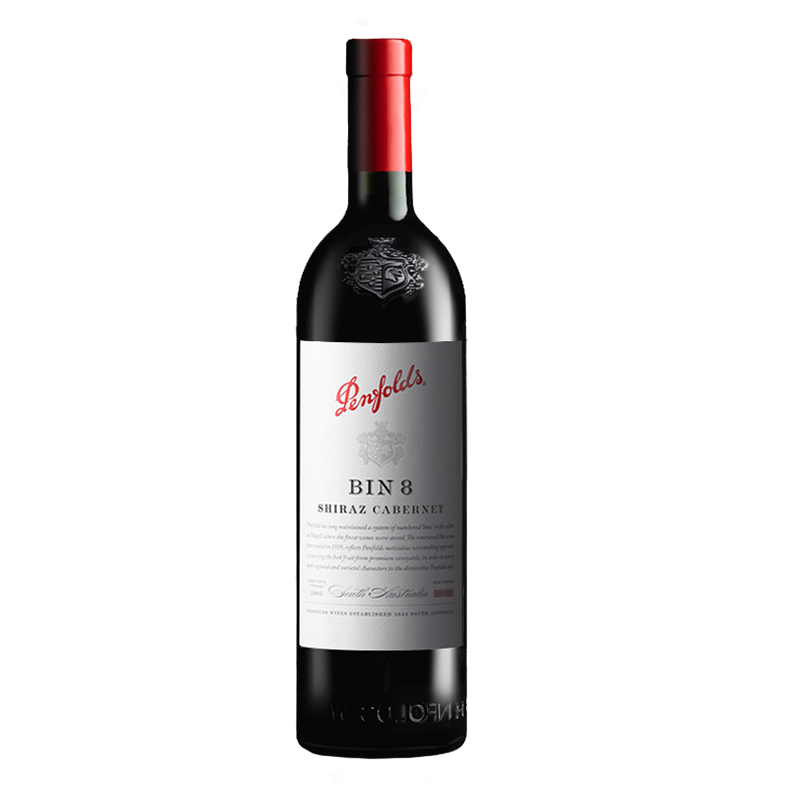 88VIP：Penfolds 奔富 BIN8 设拉子 赤霞珠 干红葡萄酒 2021年 750ml*6瓶 整箱装 2849.0