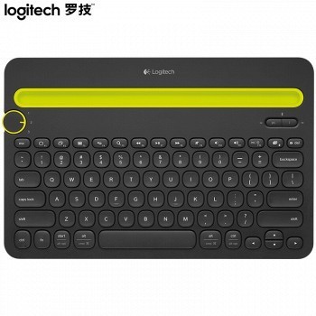 Logitech 罗技 K480 多设备蓝牙键盘 平板电脑键盘 黑色