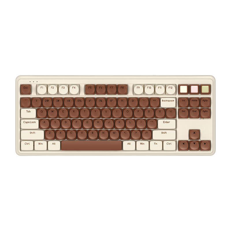 ikbc S300 87键 2.4G蓝牙 双模无线机械键盘 牛奶巧克力 红轴 无光 229元（需用券