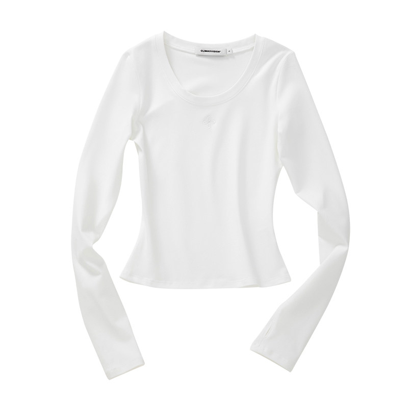 移动端：CLIMAX VISION 女士长袖T恤打底衫 WDCX2903 175元（淘金币可抵1.99元起）