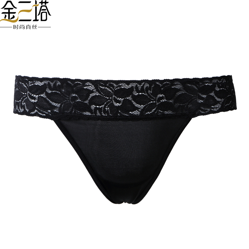 JINSANTA 金三塔 女士真丝T字内裤 NZW2238 44.91元