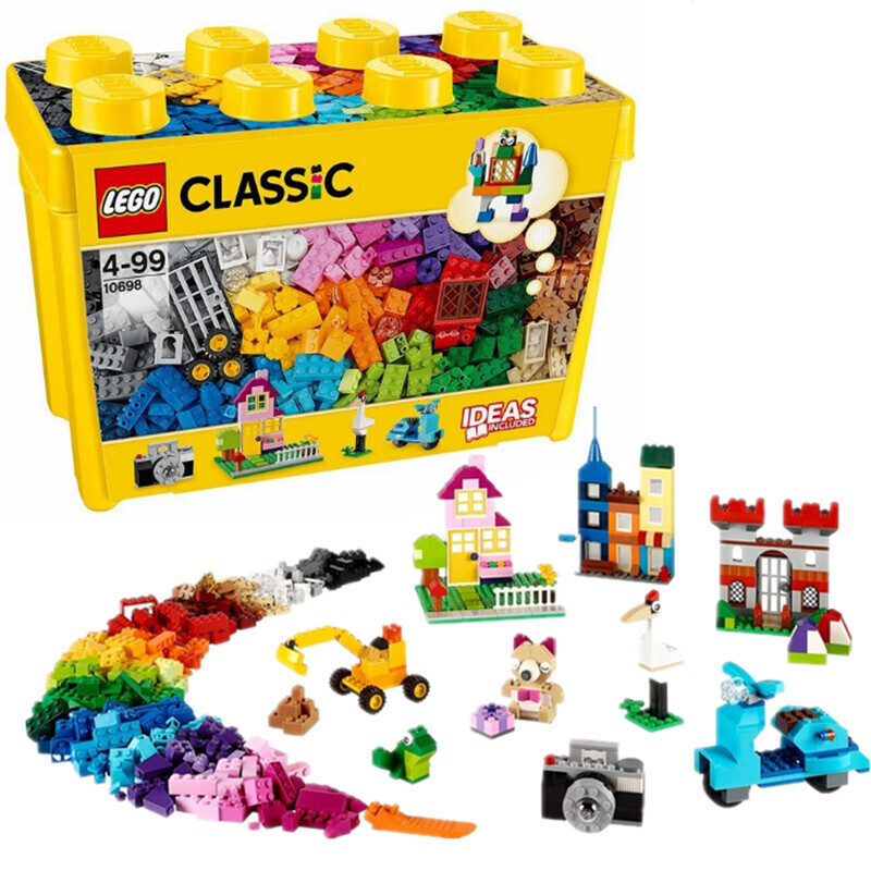 京东百亿补贴、PLUS会员：LEGO 乐高 CLASSIC经典创意系列 10698 大号积木盒 260.37元