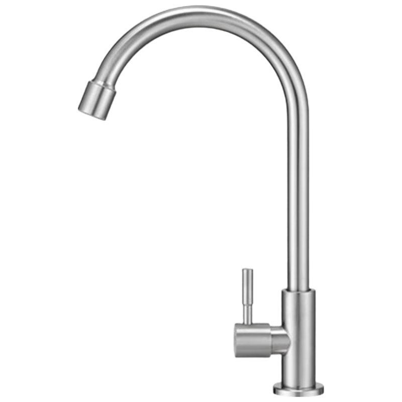 京东京造 304不锈钢厨房水龙头单冷净铅洗菜盆水槽水龙头360°旋转 69.01元