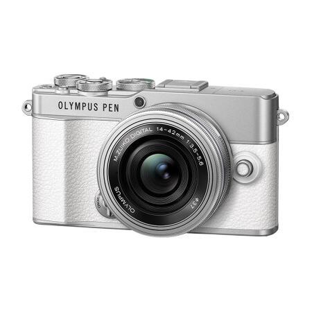 OLYMPUS 奥林巴斯 PEN E-P7 M4/3画幅 微单相机 白色 14-42mm F3.5 变焦镜头 单头套机 